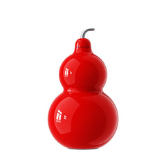 OTE  Stainless Steel Gourd Bottle, Metal Gourd Water Bottle with Shoulder Strap, Portable and Durable Gourd Sports Water Bottle for Gym, Travel and Daily Use, 10 oz