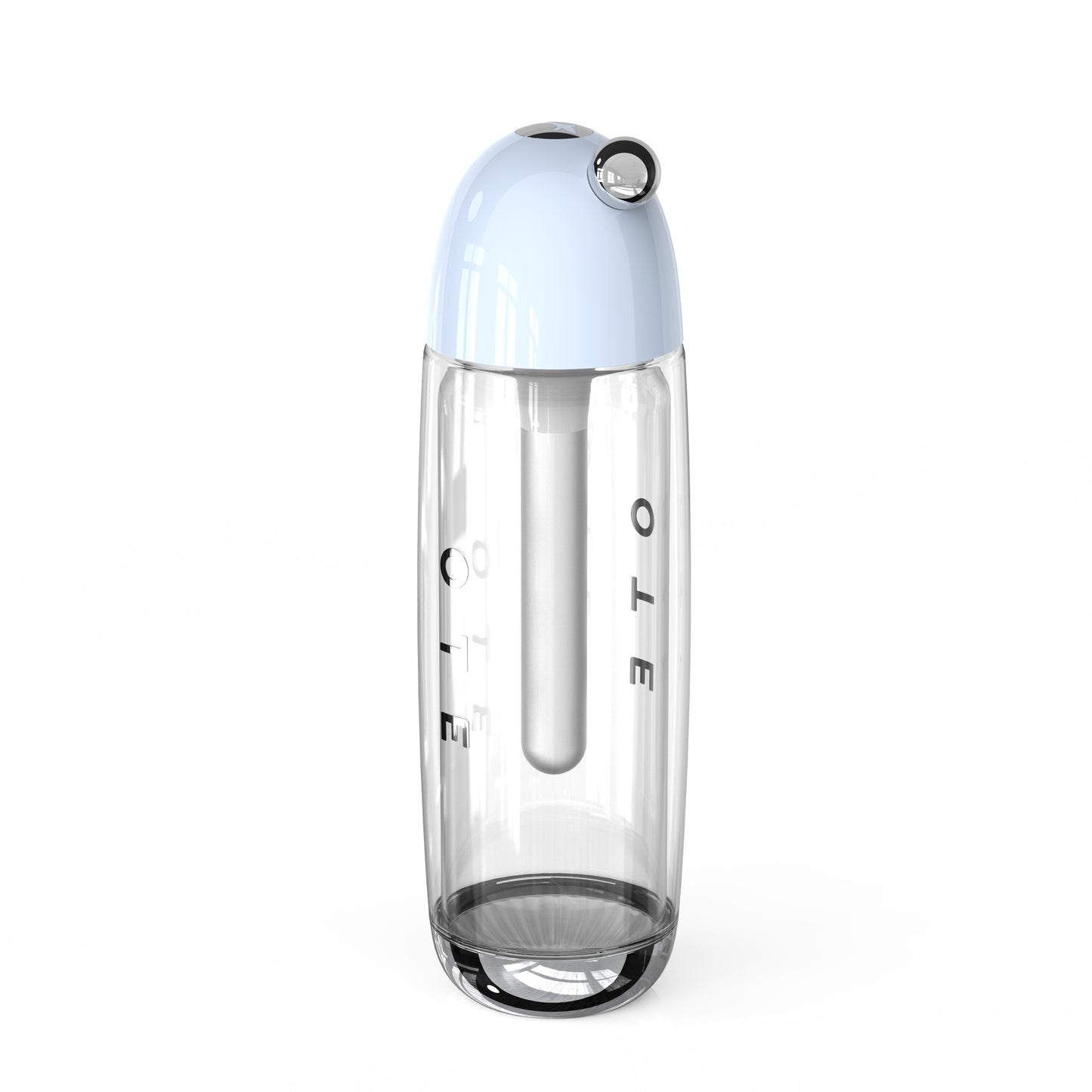 OTE 450ml Portable Sparkling Water Maker,Soda Maker Machine for Home, Carbonated Water Machine No Electricity, Double Layer PET Bottle, BPA Free