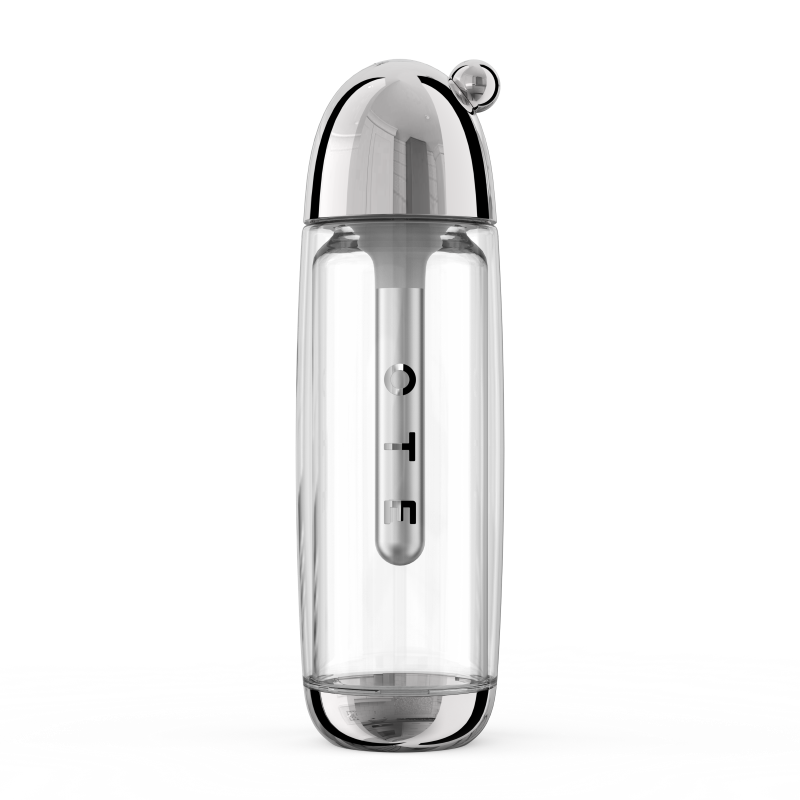 OTE 450ml Portable Sparkling Water Maker,Soda Maker Machine for Home, Carbonated Water Machine No Electricity, Double Layer PET Bottle, BPA Free