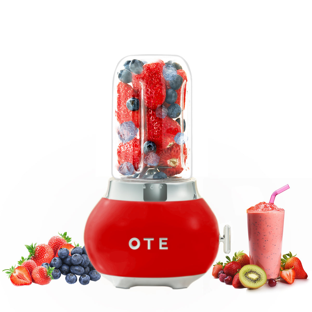 OTE Portable Smoothie Blender,Single Bullet Blender Easy To Clean, BPA Free Blender for Shakes and Smoothies